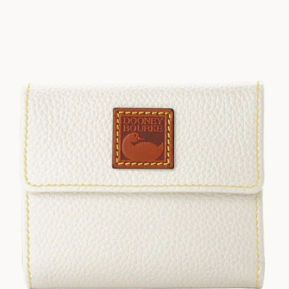 🤍🔹️Dooney & Bourke🔹️ Pebble Grain Small Zip leather Crossbody Bag Wallet Set - Picture 5 of 14